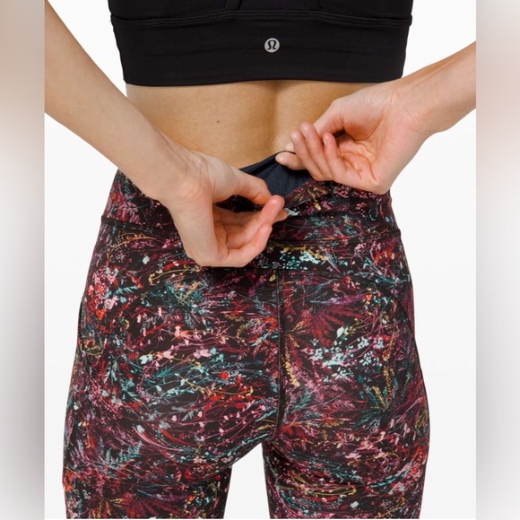 Lululemon Invigorate High Rise Tight 25” in Foliage Overlay Multi - Everlux - Picture 6 of 11